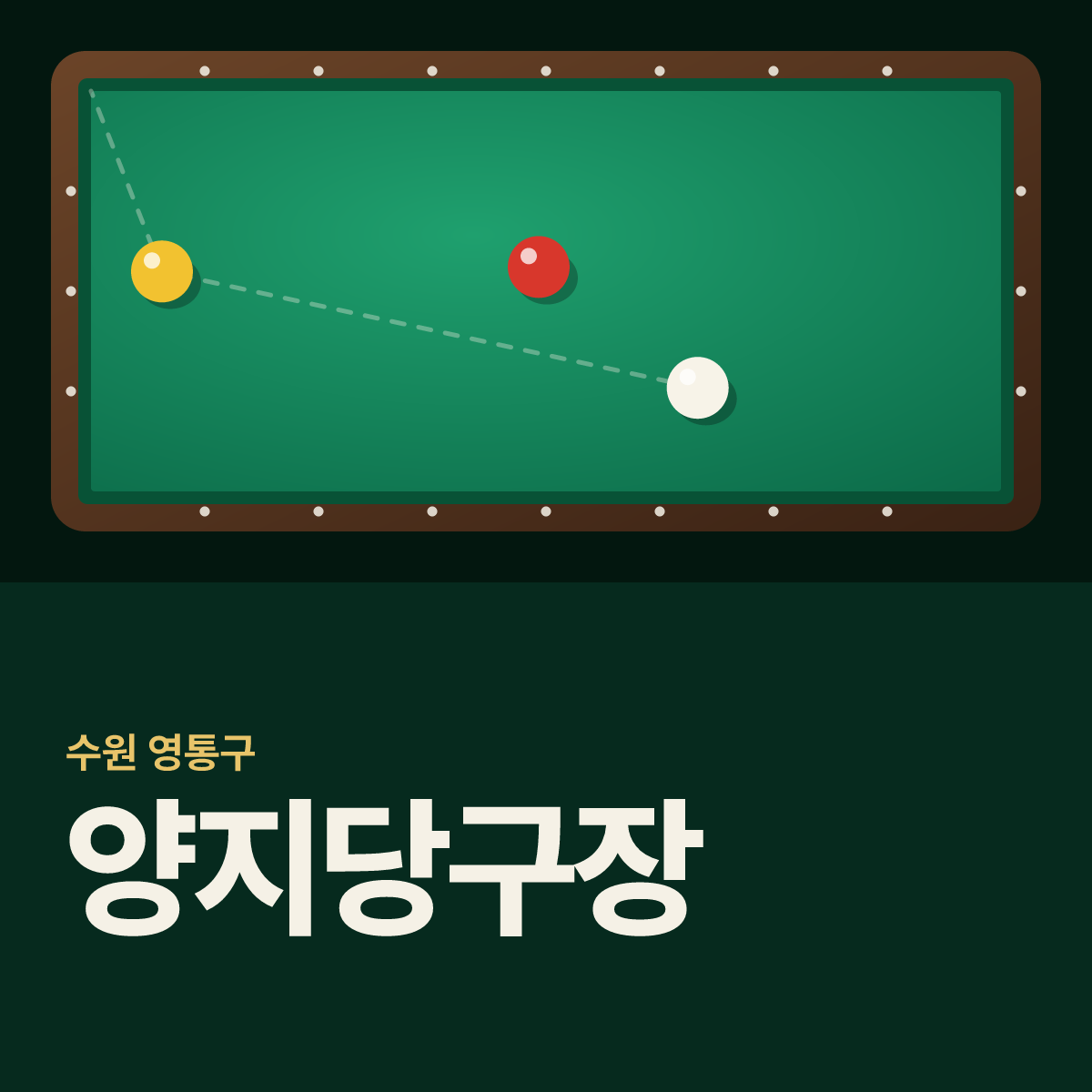 양지당구장 카드