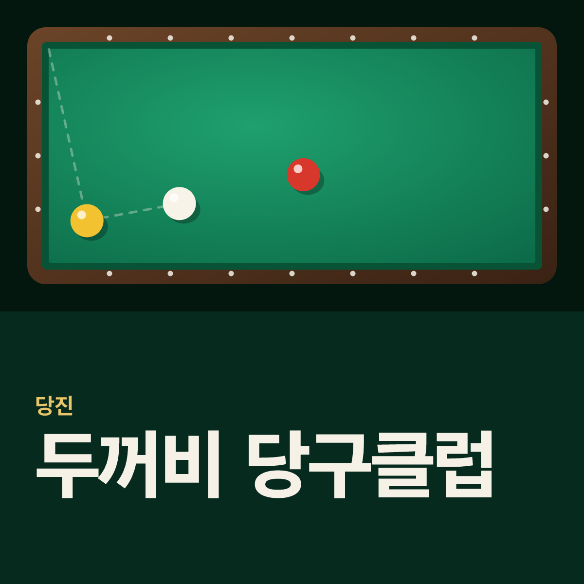 두꺼비 당구클럽 당구장 카드