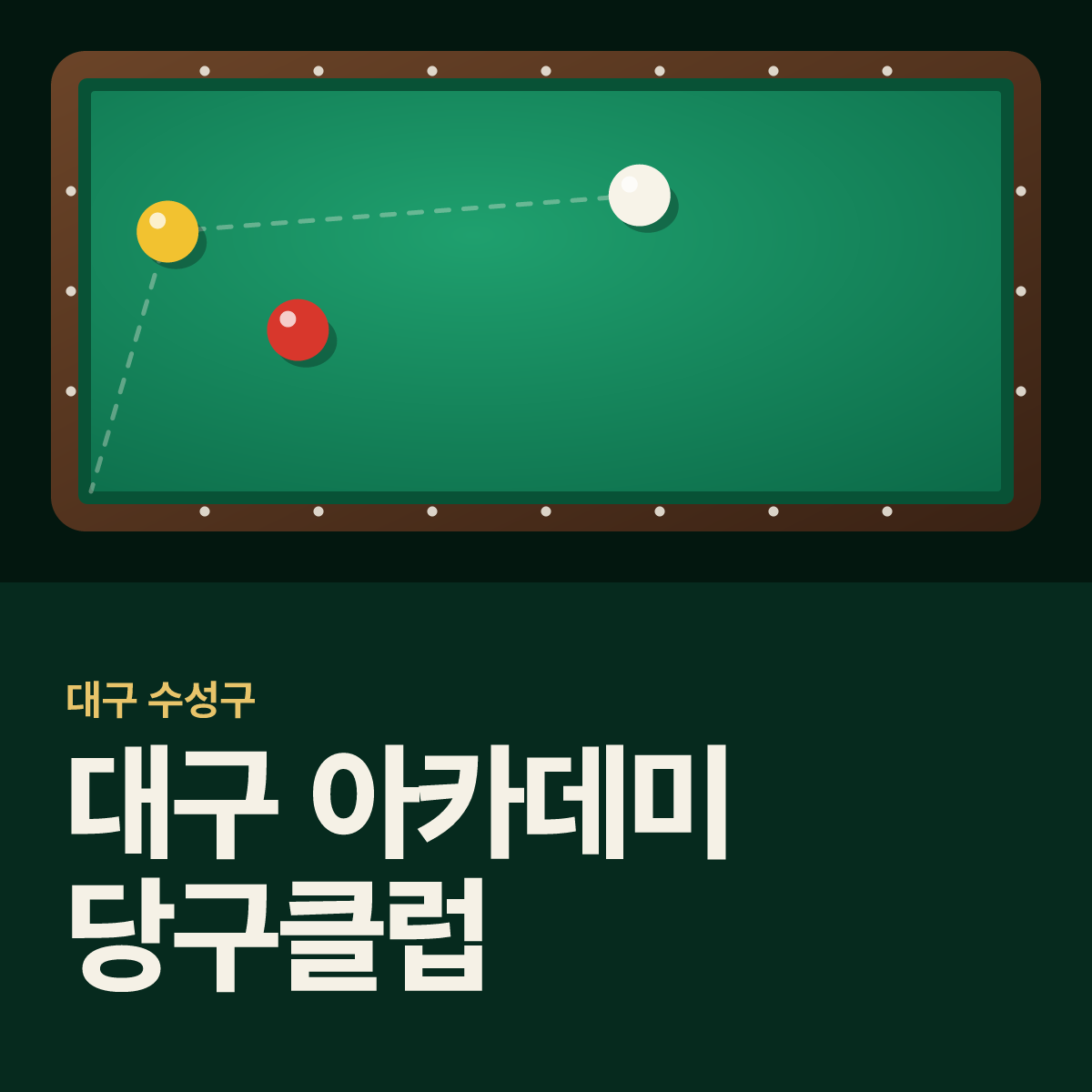 대구 아카데미 당구클럽 당구장 카드