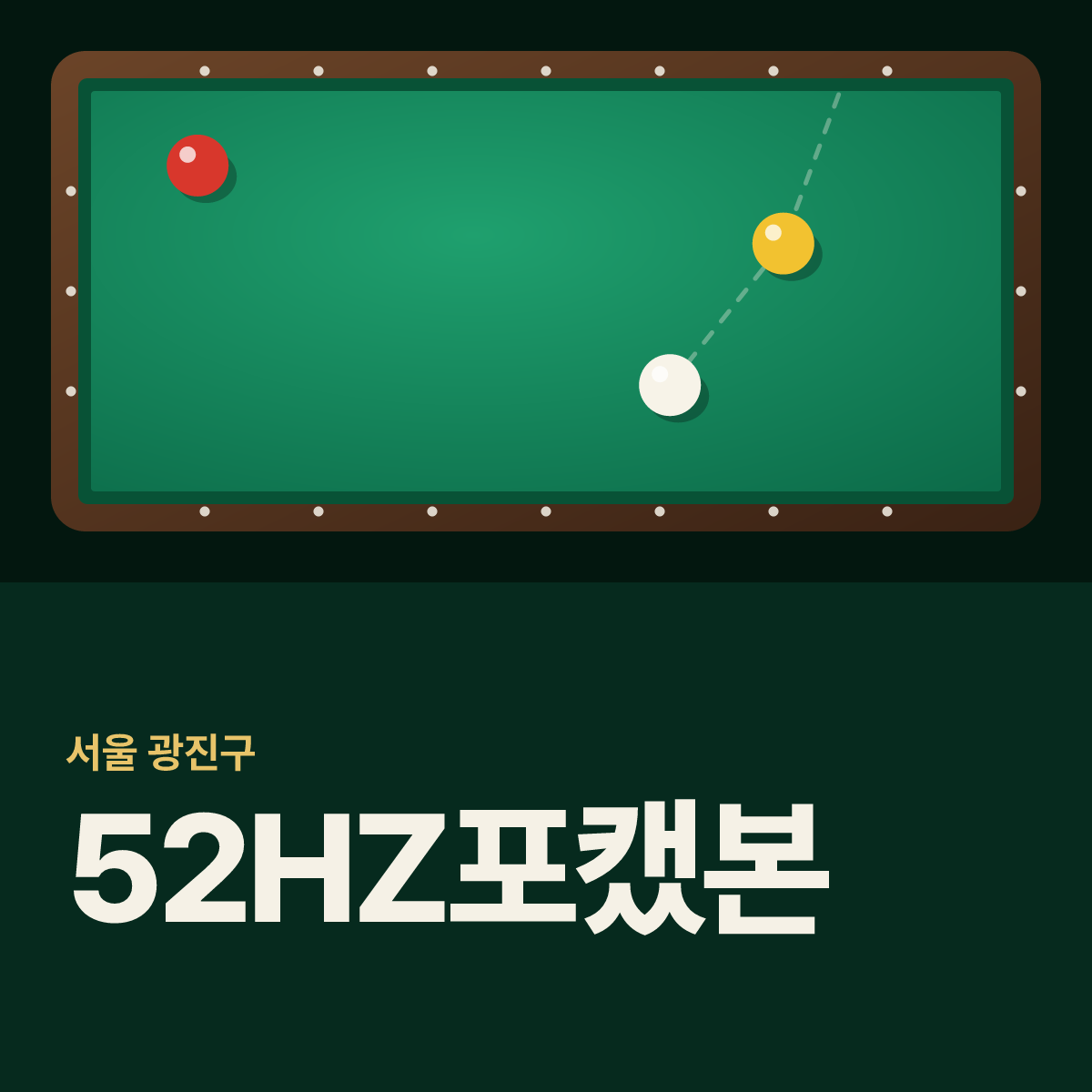 52HZ포캤본 당구장 카드