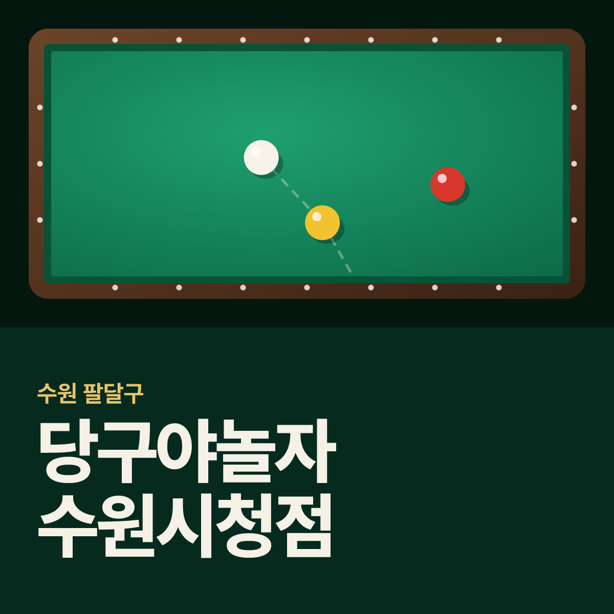 당구야놀자 수원시청점 당구장 카드