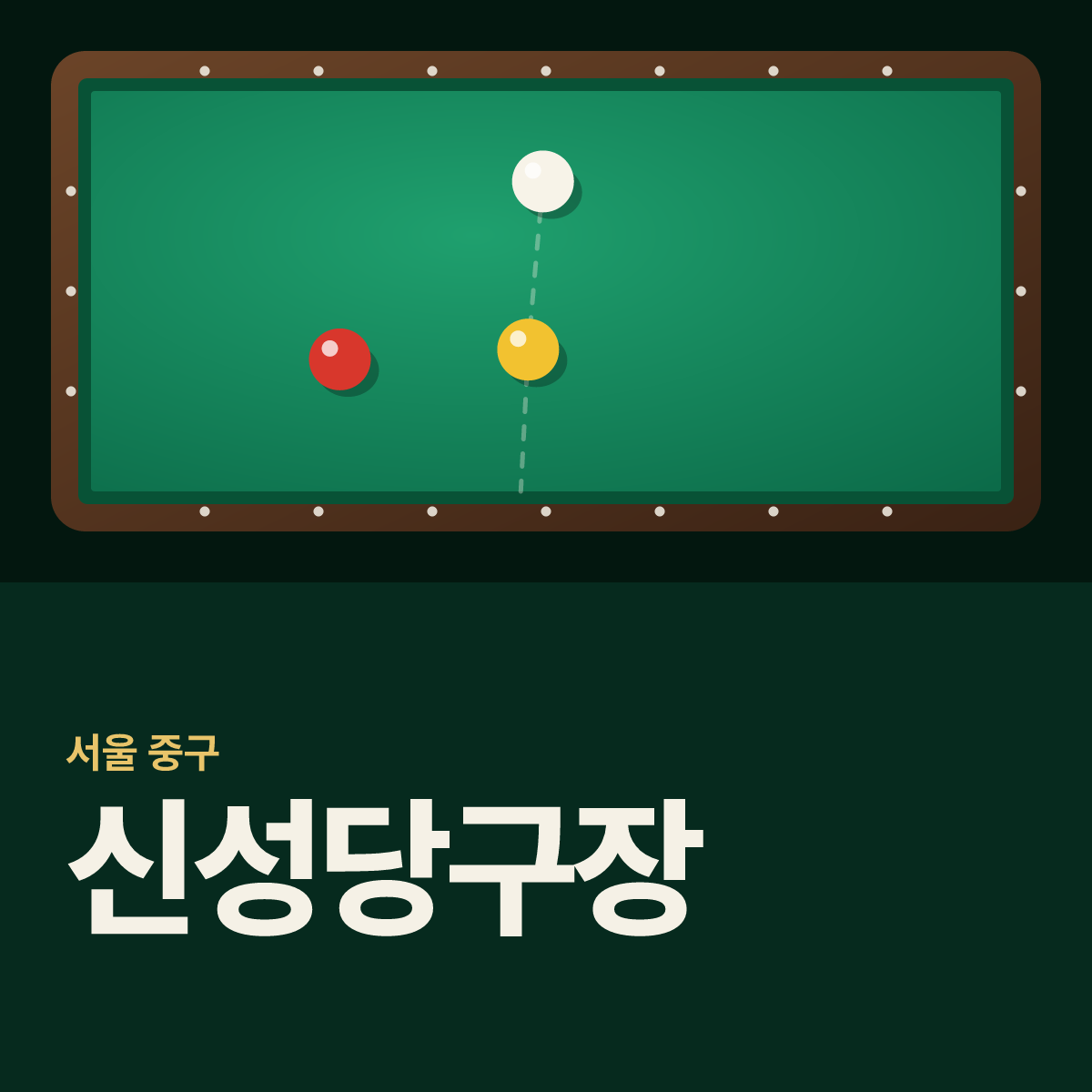 신성당구장 카드
