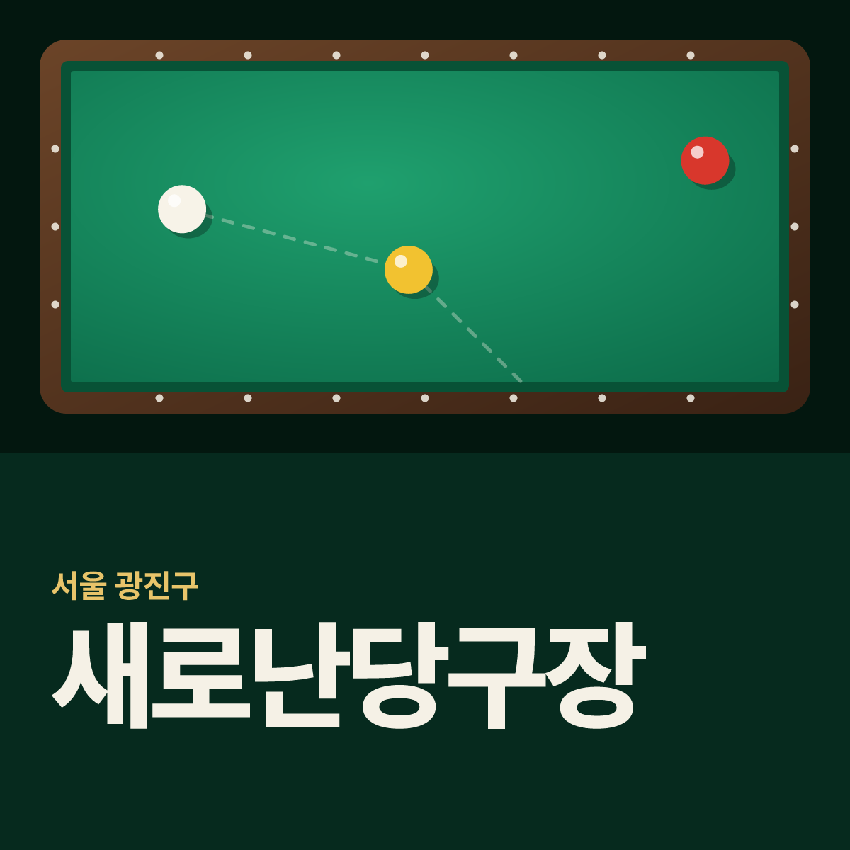 새로난당구장 카드