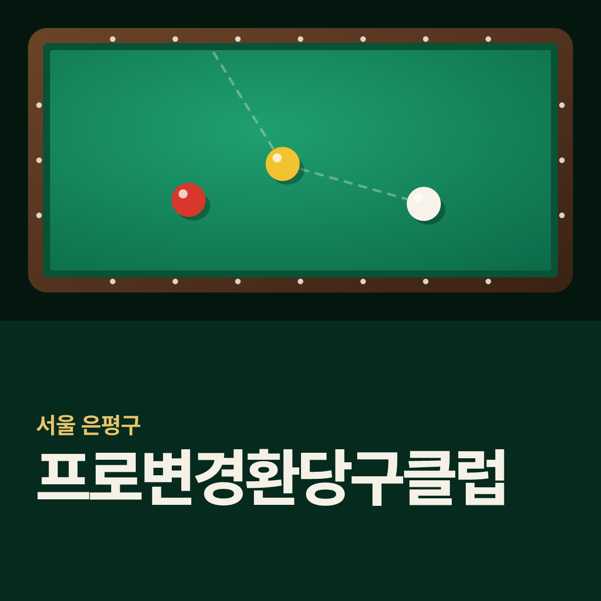 프로변경환당구클럽 당구장 카드