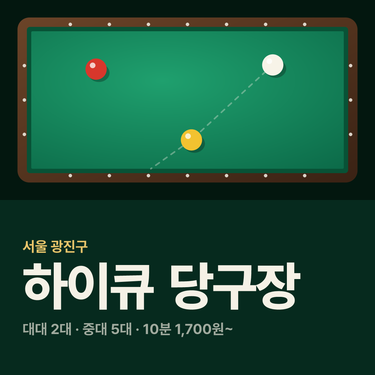 하이큐 당구장 카드